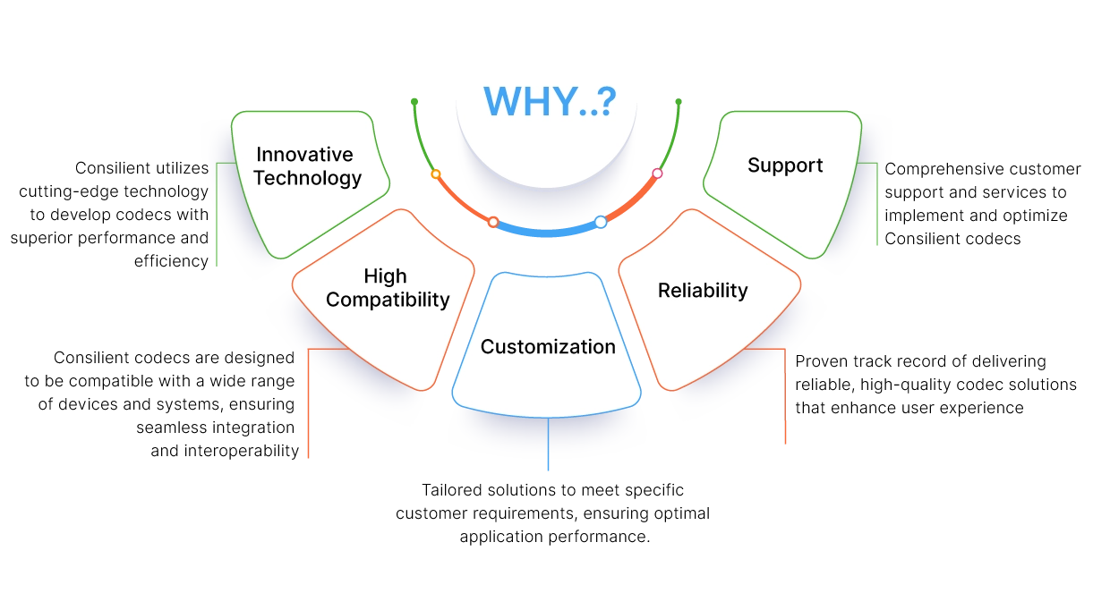 Image represent Why choose Consilient Video Codecs